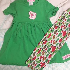 ruffle girl christmas outfits